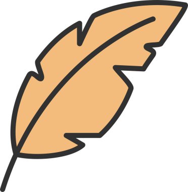 Tüy Satırı Doldurulmuş Simge