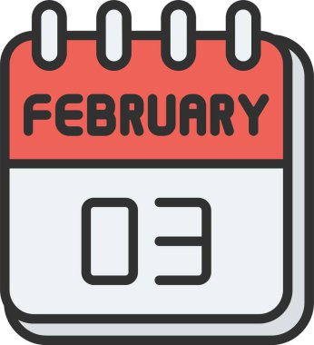 3 Şubat Satırı Doldurulmuş Simge