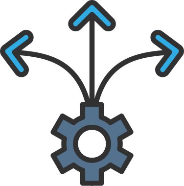 Esneklik Satırı Doldurulmuş Simge