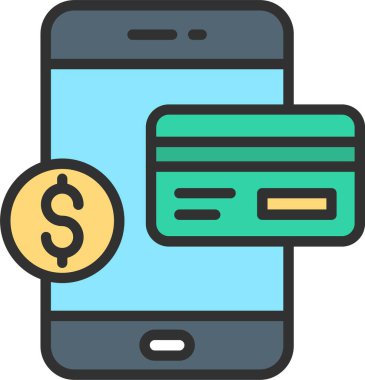 çevrimiçi bankacılık satırı simgesi doldurdu