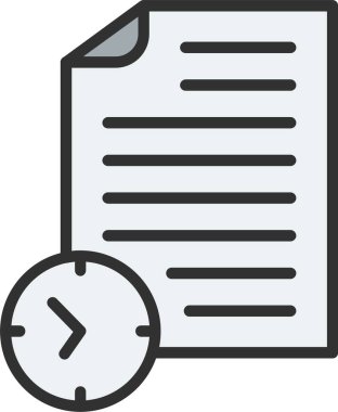 Kağıt Satırı Doldurulmuş Simge