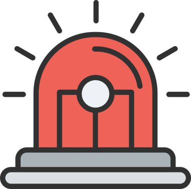 Simge Doldurulmuş Siren Hattı