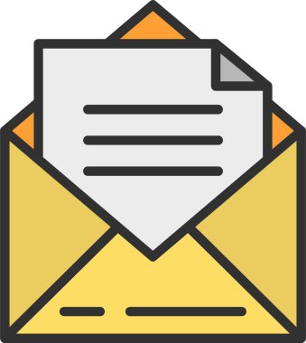 E- posta Satırı Doldurulmuş Simge