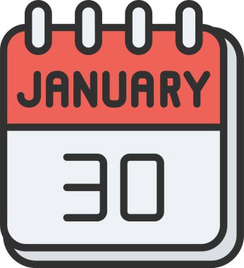 30 Ocak Satır Dolu Simge