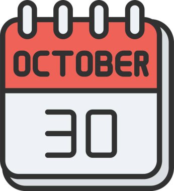 30 Ekim Satırı Doldurulmuş Simge