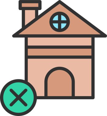 Ev Satırı Dolu Simge