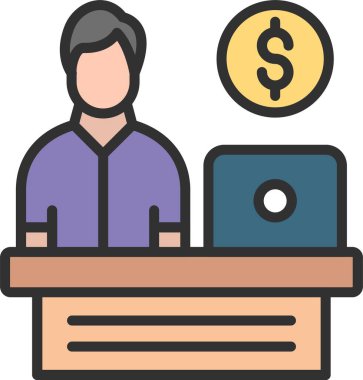 Office Hattı Dolu Simge