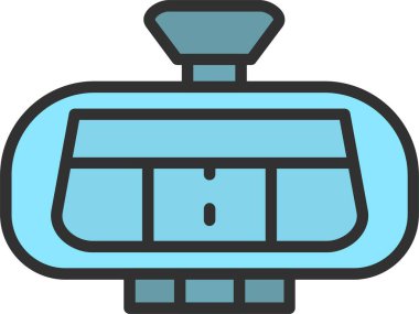 Dikiz Satırı Doldurulmuş Simge