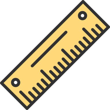 Ölçek Çizgisi Dolu Simge