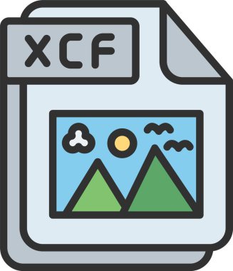 XCF Satırı Doldurulmuş Simge