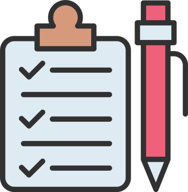 Kontrol Listesi Satırı Doldurulmuş Simge