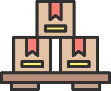 Palet Satırı Doldurulmuş Simge