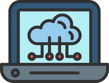 Simge Doldurulmuş Bulut Hesaplama Satırı