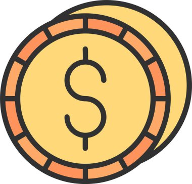 Dolar Satırı Doldurulmuş Simge