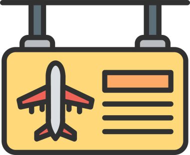 Uçuş Bilgileri Satırı Doldurulmuş Simge