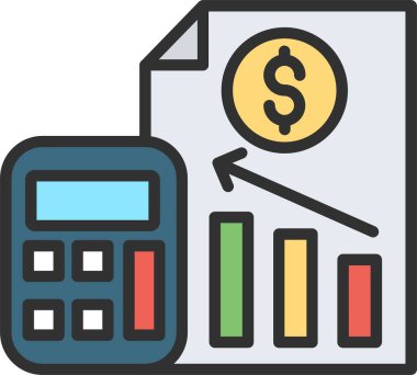 Hesap Satırı Doldurulmuş Simge