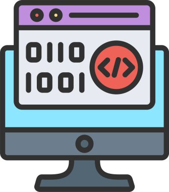 Simge Doldurulmuş İkili Kod Satırı