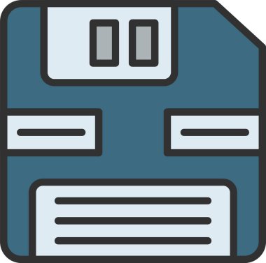 Disket Hattı Dolu Simge