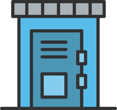 Taşınabilir Banyo Hattı Simge Dolduruldu