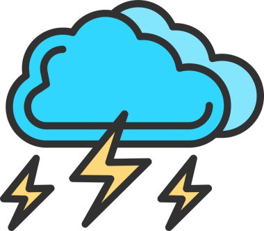 Şimşek Çizgisi Simge Dolduruldu