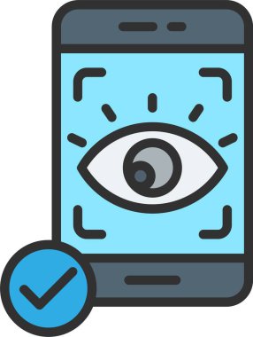 Göz Tanıma Satırı Simge Dolduruldu