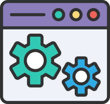 Ayar Çizgisi Dolu Simgesi