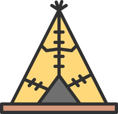 Çadır Satırı Doldurulmuş Simge