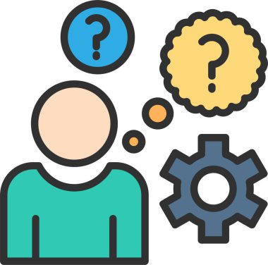 Satır İçi Dolu Simgeyi Düşün