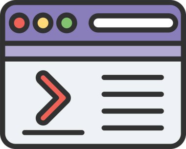 Komut Satırı Doldurulmuş Simge