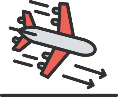 İniş Satırı Doldurulmuş Simge