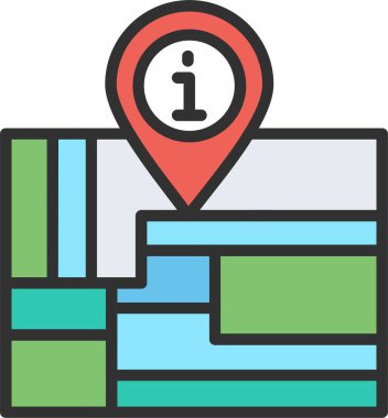 Harita Satırı Doldurulmuş Simge