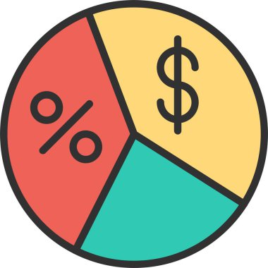 Orantı Satırı Doldurulmuş Simge