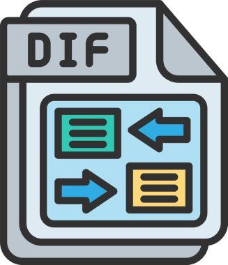 DIF Satırı Doldurulmuş Simge