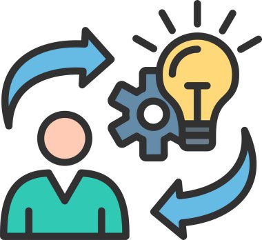 Yaratıcı Satır Doldurulmuş Simge