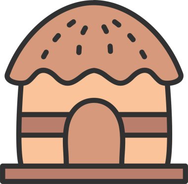 Hut Satırı Doldurulmuş Simge