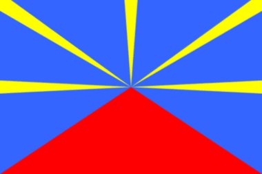 Runion 'ın güzel bayrağı