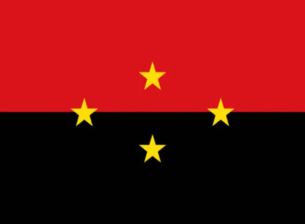 Flaga Norte Santander — Zdjęcie stockowe