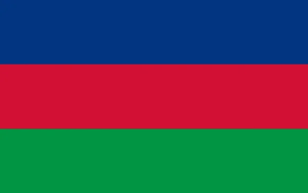 Flagge Der Swapo Partei Namibias — Stockfoto