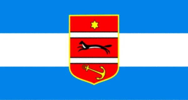 Bandeira Virovitica Podravina County Croácia — Fotografia de Stock