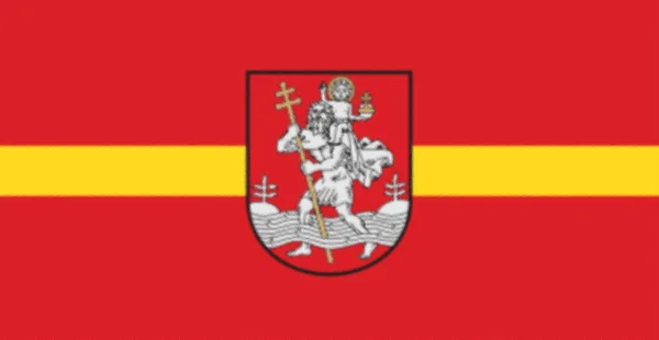 Flaga Miasta Wilno — Zdjęcie stockowe