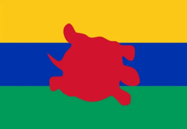 Σημαία Του Έθνους Αμπενάκι — Φωτογραφία Αρχείου