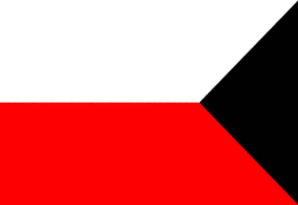 Flaga Bratislava Słowacja — Zdjęcie stockowe