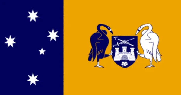 Прапор Канберри Австралія — стокове фото