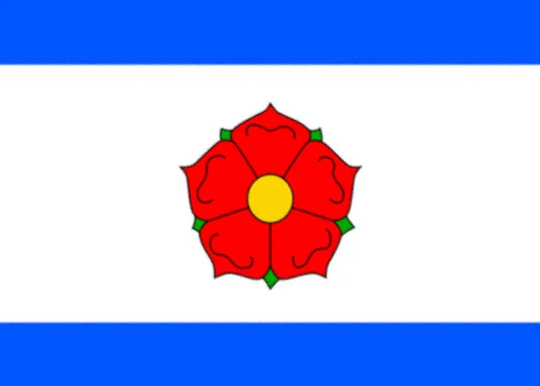 Флаг Ческа Крумлова — стоковое фото
