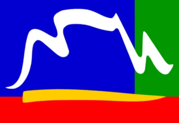 Bandeira Cape Town África Sul — Fotografia de Stock