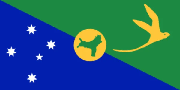 Bandeira Christmas Island — Fotografia de Stock