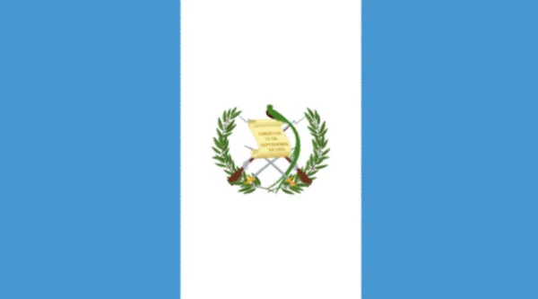 Bandiera Del Guatemala America Del Nord — Foto Stock
