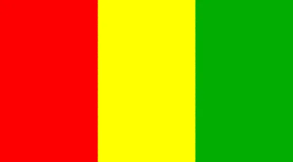 Флаг Гвинеи Африки — стоковое фото