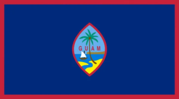 Bandiera Guam Stati Uniti America — Foto Stock