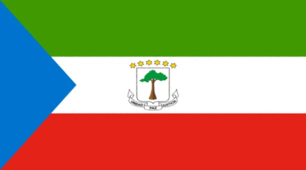 赤道ギニアの国旗 — ストック写真